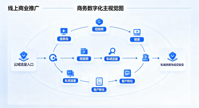 路北区线上商业推广怎么做？全域流量闭环搭建与低成本转化实战指南